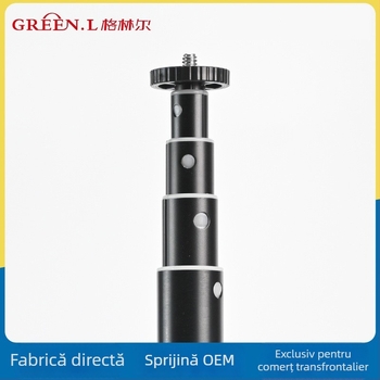 Suport pentru telefon și cameră pentru emisiuni live – trepied pliabil, aliaj de aluminiu/ABS, suport universal, pentru utilizare pe birou și în exterior, personalizare disponibilă.