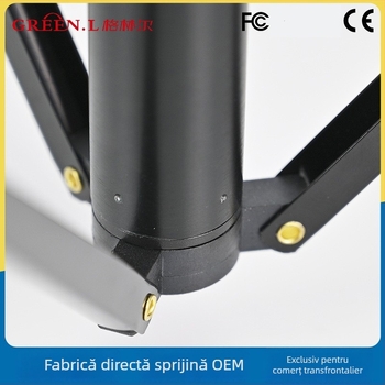 Suport pentru telefon și cameră pentru emisiuni live – trepied pliabil, aliaj de aluminiu/ABS, suport universal, pentru utilizare pe birou și în exterior, personalizare disponibilă.