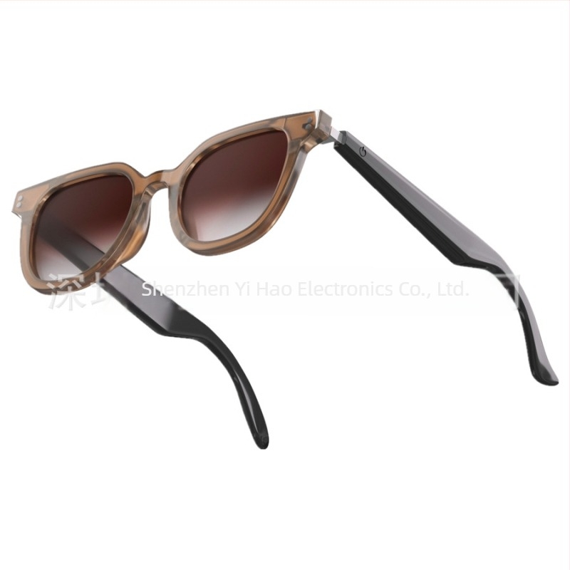 Ochelari Bluetooth inteligenți cu traducere AI și căști încorporate, ochelari de soare cu ramă leopard, sunet wireless (Bluetooth 5.0; rază 10 m; autonomie 4–8 ore; modul handsfree în mașină; rezistență la apă zilnică)