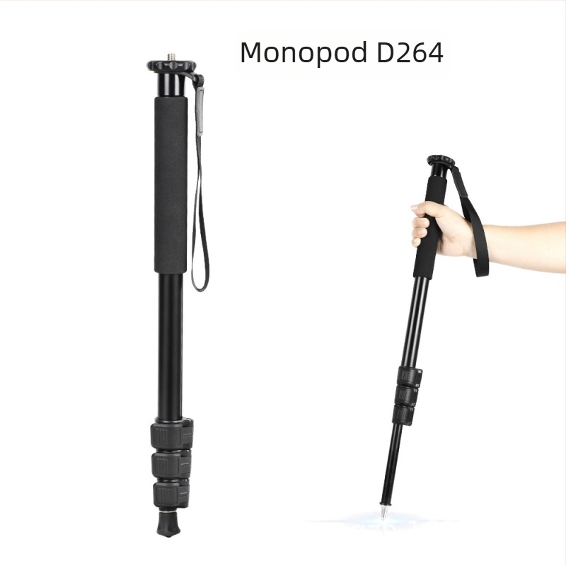 Monopod D264, aliaj de aluminiu, 4 secțiuni, capacitate de încărcare 6 kg