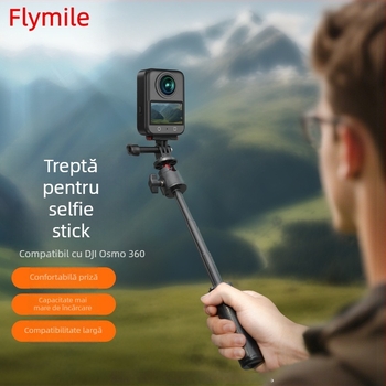 Flymile trepied pentru DJI Action 5 Pro — suport extensie pentru braț selfie, Pocket 3 trepied telescopic, 102.7 g
