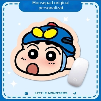 Padă mică pentru mouse, stil desen animat, Cauciuc natural, O singură față, Suport pentru încheietura mâinii, Imprimare prin transfer termic