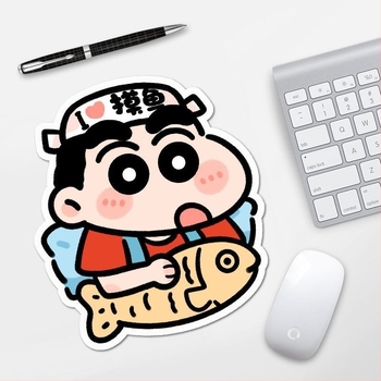 Padă mică pentru mouse, stil desen animat, Cauciuc natural, O singură față, Suport pentru încheietura mâinii, Imprimare prin transfer termic