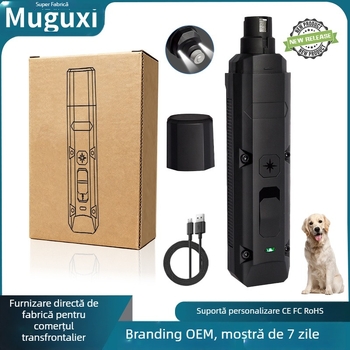 Șlefuitor electric pentru unghiile câinilor, material ABS, brand Lime, cutie cu 40 de bucăți