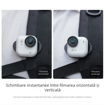 Cleme pentru Insta360 GO Ultra – ABS, clemă tip crocodil, eliberare magnetică rapidă, model Gu-mj045, OEM/ODM