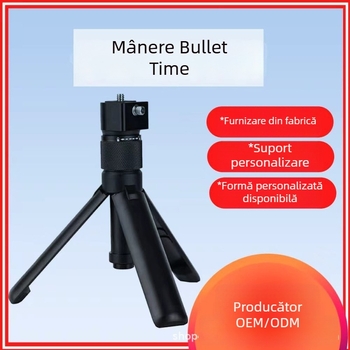 Selfie stick cu mâner rotativ, aliaj de aluminiu, pentru Insta360 X3/X4/X5 cameră de acțiune panoramică