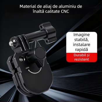 Clip pentru parbrizul motocicletei, aliaj de aluminiu, model A29s, pentru camere de acțiune universale