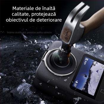 Protector de obiectiv DJI Osmo360 – Nothing, Material PC plastic, Compatibil cu Osmo360, Include pungă PE