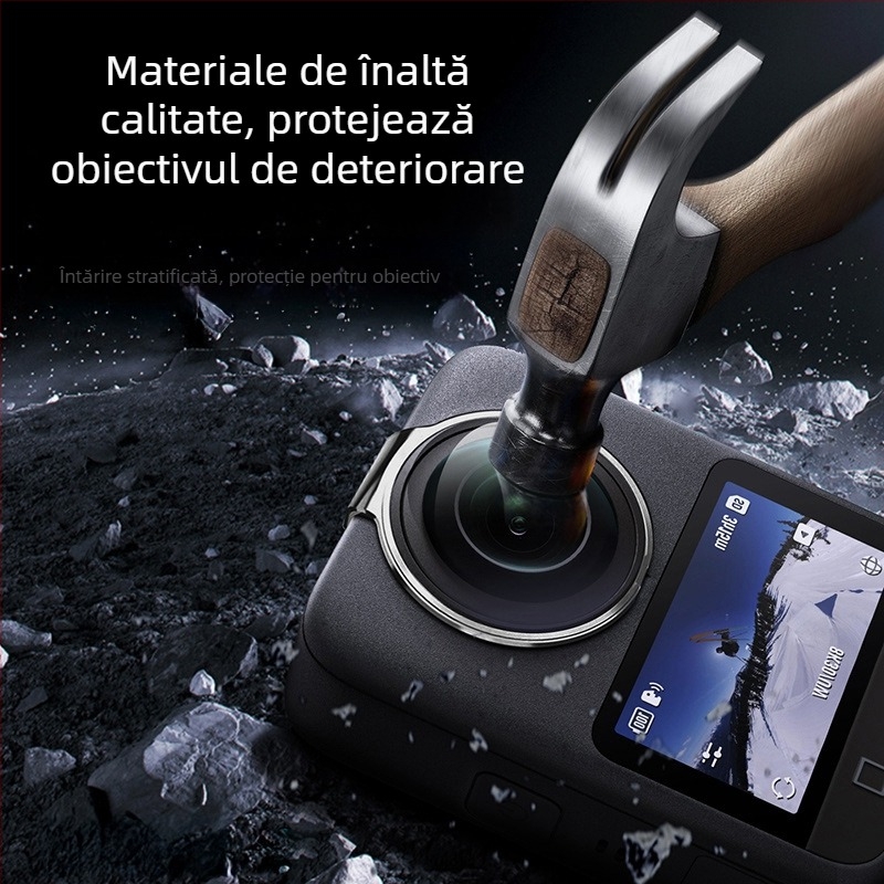 Protector de obiectiv DJI Osmo360 – Nothing, Material PC plastic, Compatibil cu Osmo360, Include pungă PE