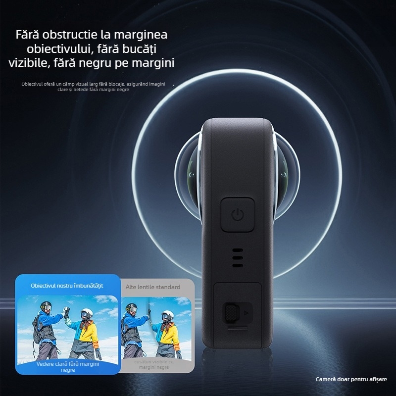 Protector de obiectiv DJI Osmo360 – Nothing, Material PC plastic, Compatibil cu Osmo360, Include pungă PE