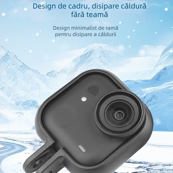 Ramă de protecție pentru Insta360 Go Ultra Thumb - ABS, compatibilă cu Insta360 Go Ultra Thumb (standalone), logo personalizabil, garanție în magazin (trei garanții)