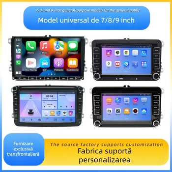 Display navigație auto universal, alimentare 12V, putere totală 180W, navigație DVD, afișare imagine de la camera de recul