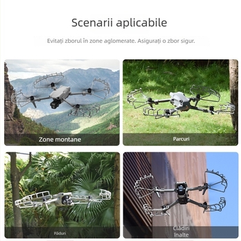 Brdrc capac de protecție a palelor pentru DJI Air 3S cu inel anti-coliziune, model Ewb9843
