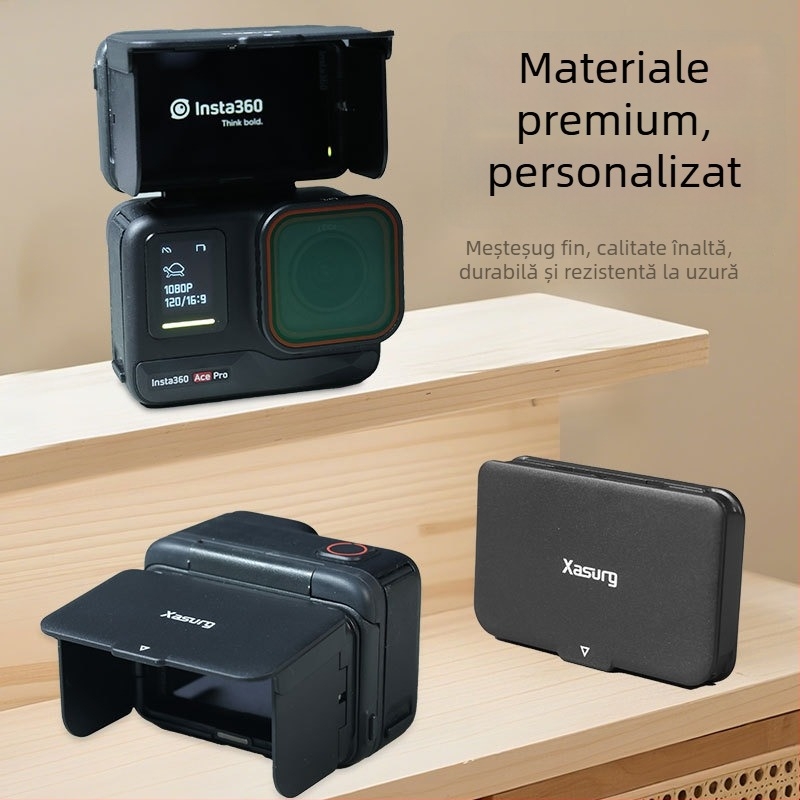 Xasurg Acepro Hood pentru Insta360 Acepro/2 – capac magnetic de blocare a luminii pentru vizorul la talie