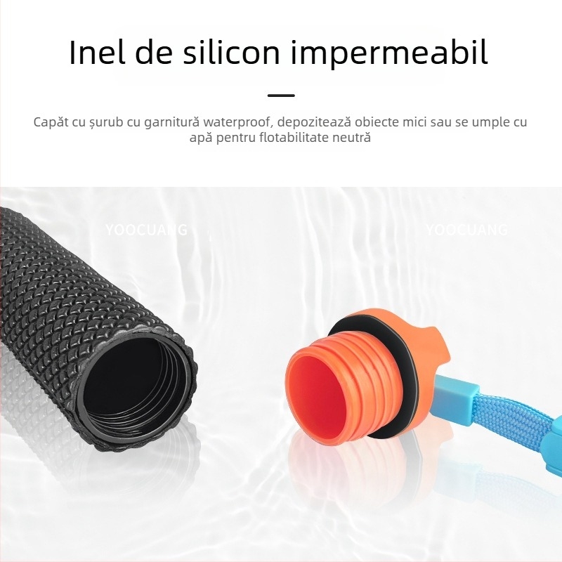 Rodă plutitoare pentru DJI Action 5 Pro/4/3 – husă din silicon, accesoriu pentru carcasă etanșă (Compatibil cu DJI Action 5 Pro/4/3; Model: Buoyancy rod)