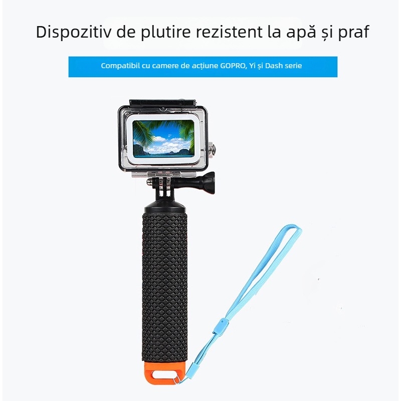 Rodă plutitoare pentru DJI Action 5 Pro/4/3 – husă din silicon, accesoriu pentru carcasă etanșă (Compatibil cu DJI Action 5 Pro/4/3; Model: Buoyancy rod)