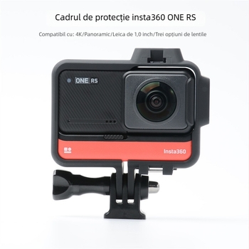 Cold Shoe Frame pentru Insta360 One RS – Protecție RS, ABS, Logo Personalizabil