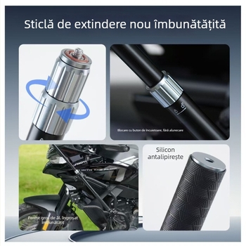 Paisd Universal din aliaj de aluminiu, suport pentru motocicletă cu protecție pentru selfie, compatibil cu Osmo360 camera