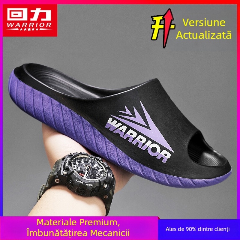 Șlapi outdoor pentru bărbați din EVA — talpă EVA, talpă injectată, antiderapantă, încălțăre ușoară