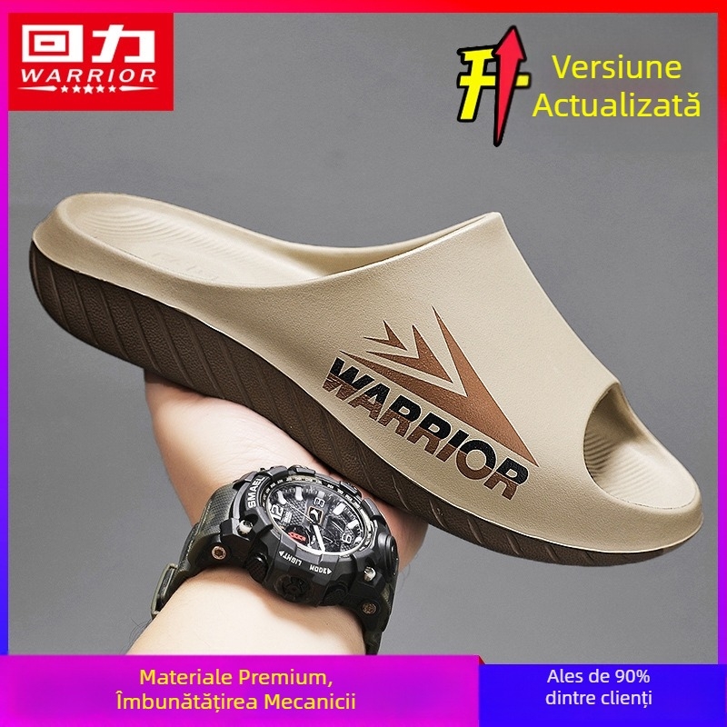 Șlapi outdoor pentru bărbați din EVA — talpă EVA, talpă injectată, antiderapantă, încălțăre ușoară