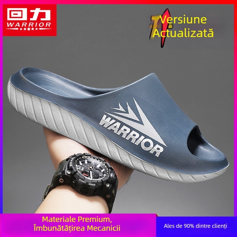 Șlapi outdoor pentru bărbați din EVA — talpă EVA, talpă injectată, antiderapantă, încălțăre ușoară