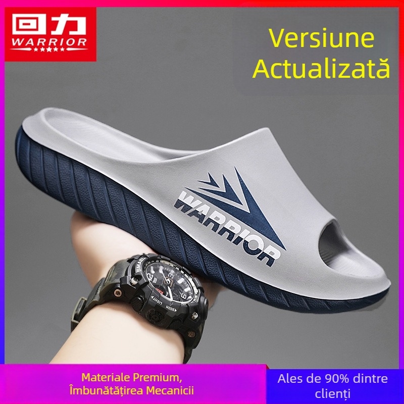 Șlapi outdoor pentru bărbați din EVA — talpă EVA, talpă injectată, antiderapantă, încălțăre ușoară