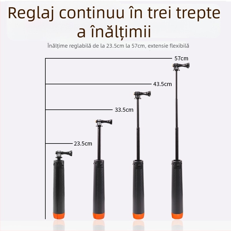 Băț de selfie plutitor subacvatic GoPro (Material: ABS + aliaj de aluminiu; Compatibil universal; Marcă: Nothing)