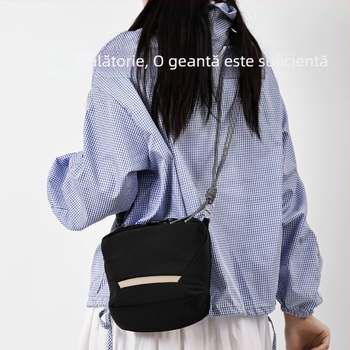 Geantă pentru cameră crossbody pentru Fujifilm mirrorless și Canon – ultra-ușoară, husă din nylon cu căptușeală poliester