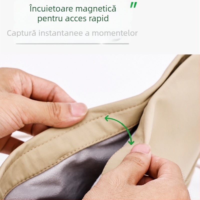 Geantă pentru cameră crossbody pentru Fujifilm mirrorless și Canon – ultra-ușoară, husă din nylon cu căptușeală poliester