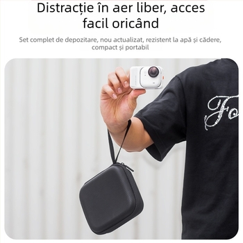 Carcasă EVA pentru Insta360 GO Ultra – ușoară, protecție anti-cadere, portabilă, compatibilă cu GO Ultra, material EVA, imprimare logo disponibil