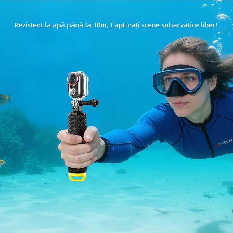 Cameră de acțiune GO7/GO7S cu suport magnetic pentru piept/gât pentru vlog, stocare TF, carcasă ABS, senzor 12–20 MP, autonomie baterie peste 5 ore, lansare 2025, înregistrare video