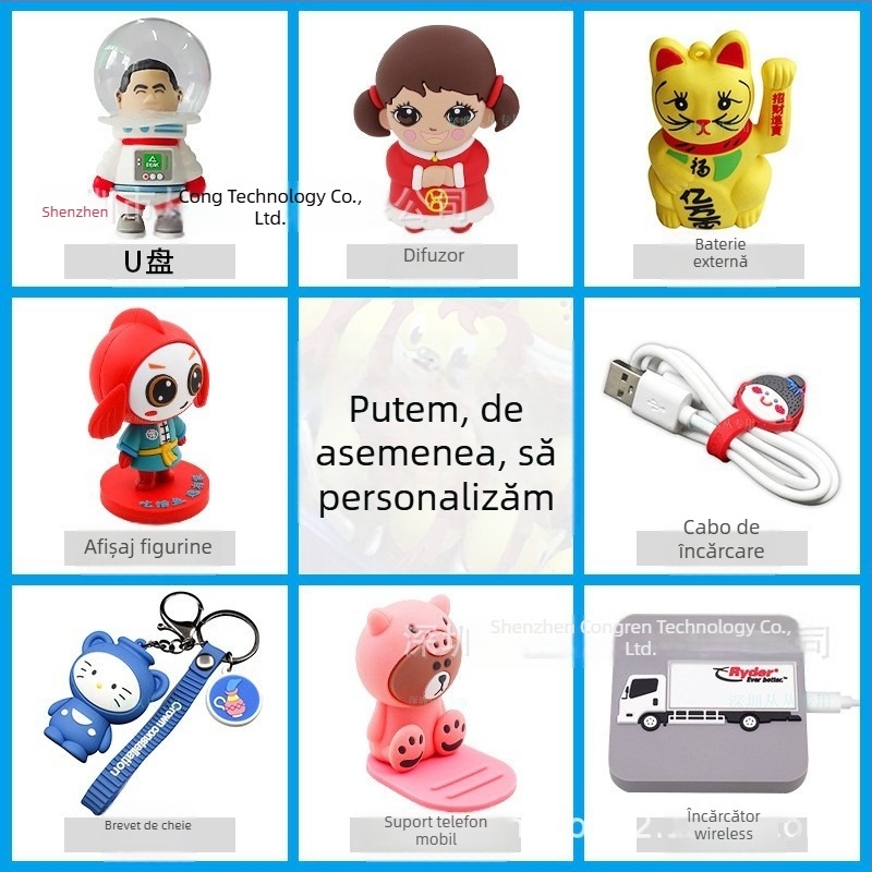 Boxă Bluetooth cu design 3D cartoon personalizat, putere 20–30 W, răspuns în frecvență 40 Hz–20 kHz, redare până la 8 ore, 2 difuzoare
