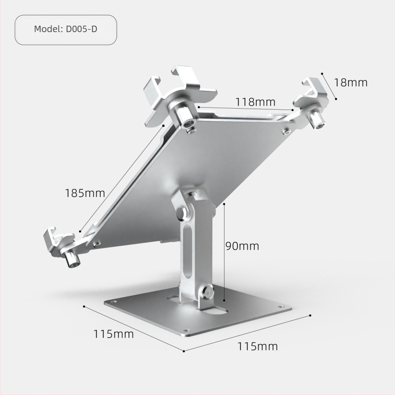 Suport pentru tabletă montat pe perete cu bază metalică rotativă și lacăt – pliabil, protecție împotriva furtului, compatibil cu iPad, iPhone, iPod