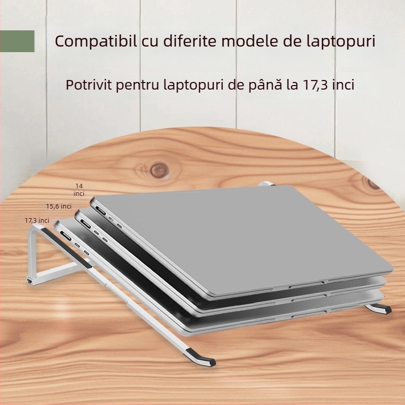 Suport pliabil pentru laptop din aliaj de aluminiu, cu răcire, pentru laptopuri Xiaomi de gaming