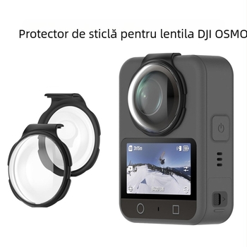 DJI 360 Protector optic din sticlă temperată cu montură bayonet – sticlă anti-zgârietură pentru cameră de acțiune panoramică