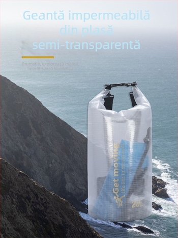 Geantă impermeabilă tip găleată pentru exterior, pliabilă, capacitate 2L/5L/10L/20L, material 500D clip net, Xingzhixing