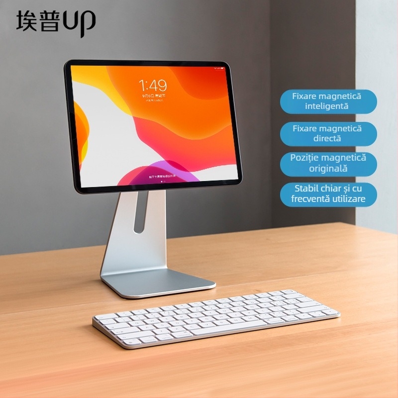 Shengpeng suport magnetic pentru iPad pentru birou, braț pliabil (Brand: Shengpeng; Model: Magnetic attraction; Categorie: bază/suport pentru tabletă; Stil: pliabil; Greutate: 1,17 kg)