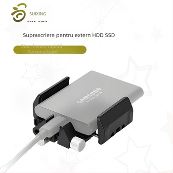 Clip SSD din aliaj de aluminiu, model TS-S22, pentru montaj pe dispozitive mobile, sarcină maximă 2–5 kg