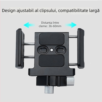 Clip SSD din aliaj de aluminiu, model TS-S22, pentru montaj pe dispozitive mobile, sarcină maximă 2–5 kg