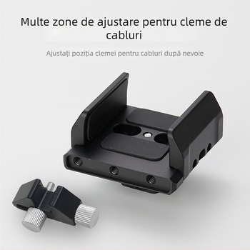 Clip SSD din aliaj de aluminiu, model TS-S22, pentru montaj pe dispozitive mobile, sarcină maximă 2–5 kg