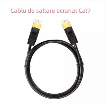 Hikvision Cat6 Gigabit cablu de rețea pentru supraveghere, 8 nuclee, 4 perechi, dublu ecranat, model DS-1LN5E, pentru interior și exterior