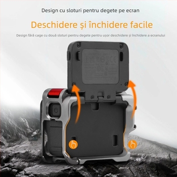 Cadrul protector din aliaj de aluminiu pentru Insta360 Ace Pro 2 — Rabbit Cage metal, 83.8 g, Cod AC2002, Lansare 2024