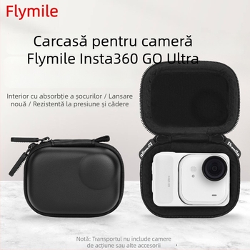 Flymile husă Insta360 Go Ultra – husă de transport compactă pentru unitatea principală și accesorii (Brand: Flymile; Compatibilitate: Insta360 Go Ultra; Tip: husă; Scop: stocare)