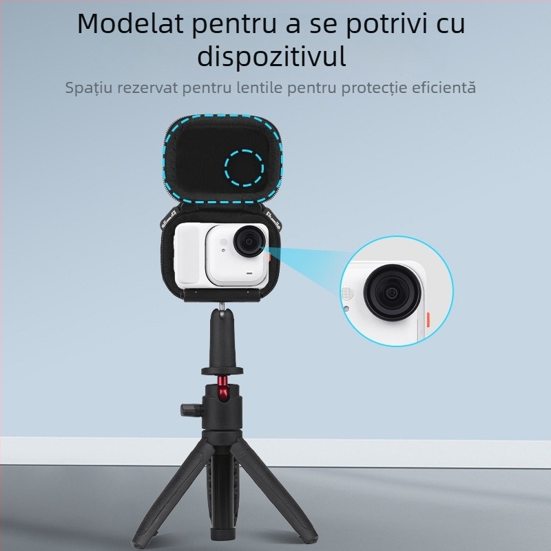 Flymile husă Insta360 Go Ultra – husă de transport compactă pentru unitatea principală și accesorii (Brand: Flymile; Compatibilitate: Insta360 Go Ultra; Tip: husă; Scop: stocare)