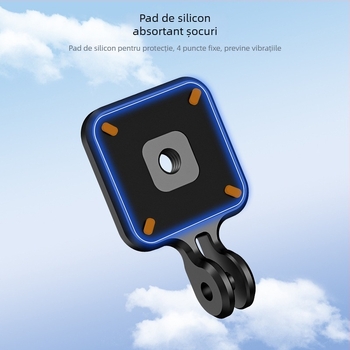 Flymile Insta360 Go Ultra placă spate magnetică cu eliberare rapidă și braț de extindere pentru cameră de sport
