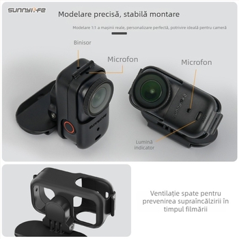 Sunnylife On-j064 Clip pentru marginea pălăriei pentru camera Osmo Nano – Material plastic, Compatibil OSMO NANO, Include clip pălărie