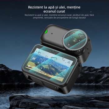 FLYMILE DJI Osmo Nano set protecție ecran: folie temperată + folie hidrogel