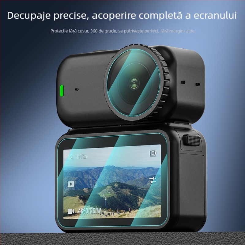 FLYMILE DJI Osmo Nano set protecție ecran: folie temperată + folie hidrogel
