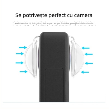 Kit protecție obiectiv DJI Osmo 360 (Model: O360 accessories; Include: 2 protecții pentru obiectiv, 2 tampoane din bumbac)