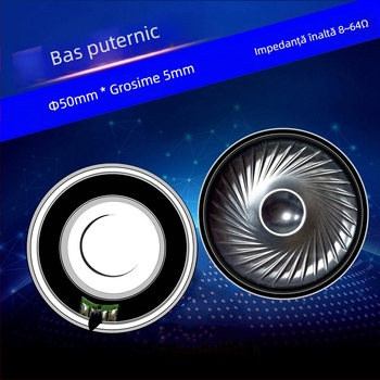 ERQU difuzor coaxial cu magnet intern, carcasă ultra-subțire, diafragmă non-papier, răspuns în frecvență 50-30000 Hz